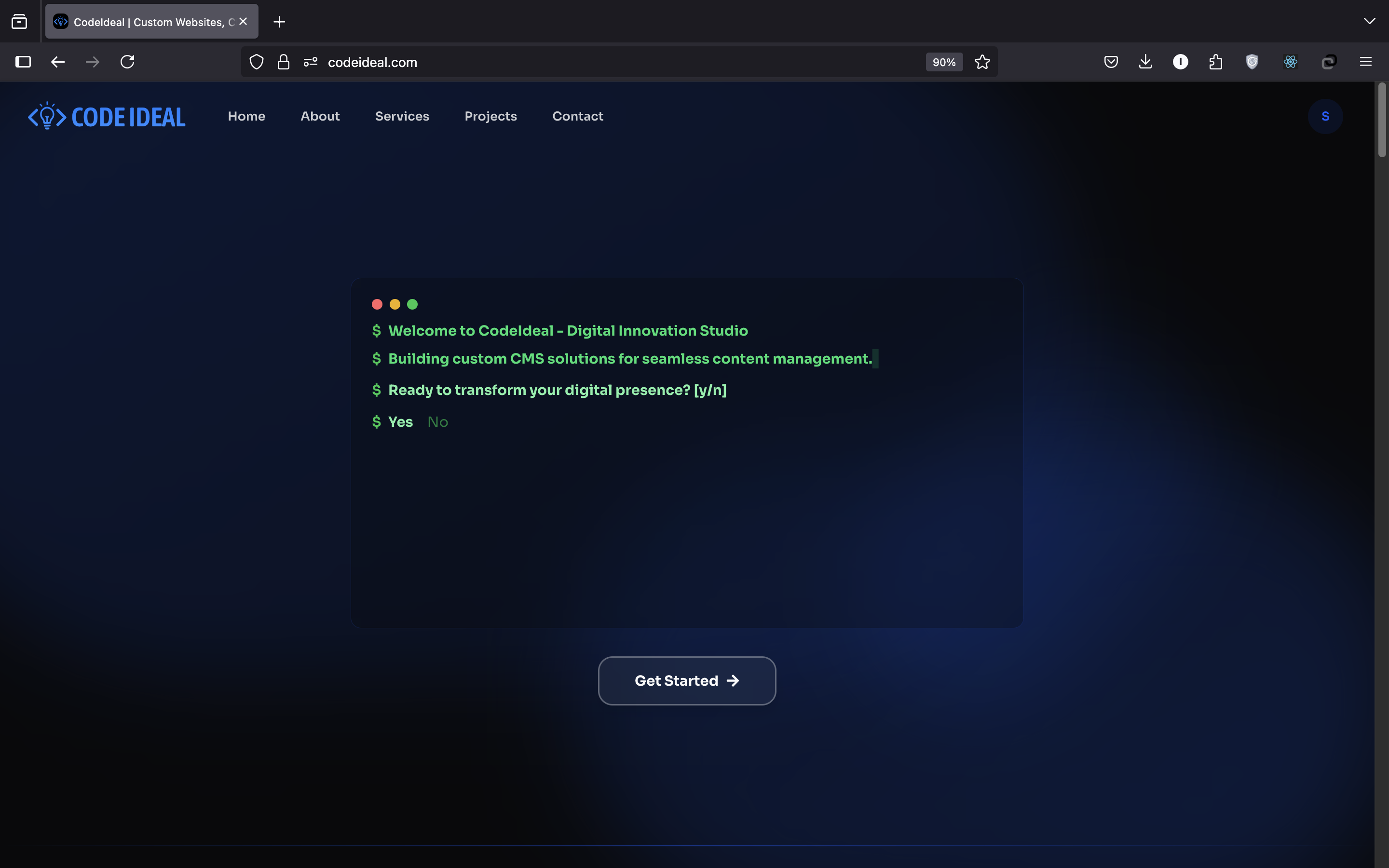CodeIdeal Agency Website
